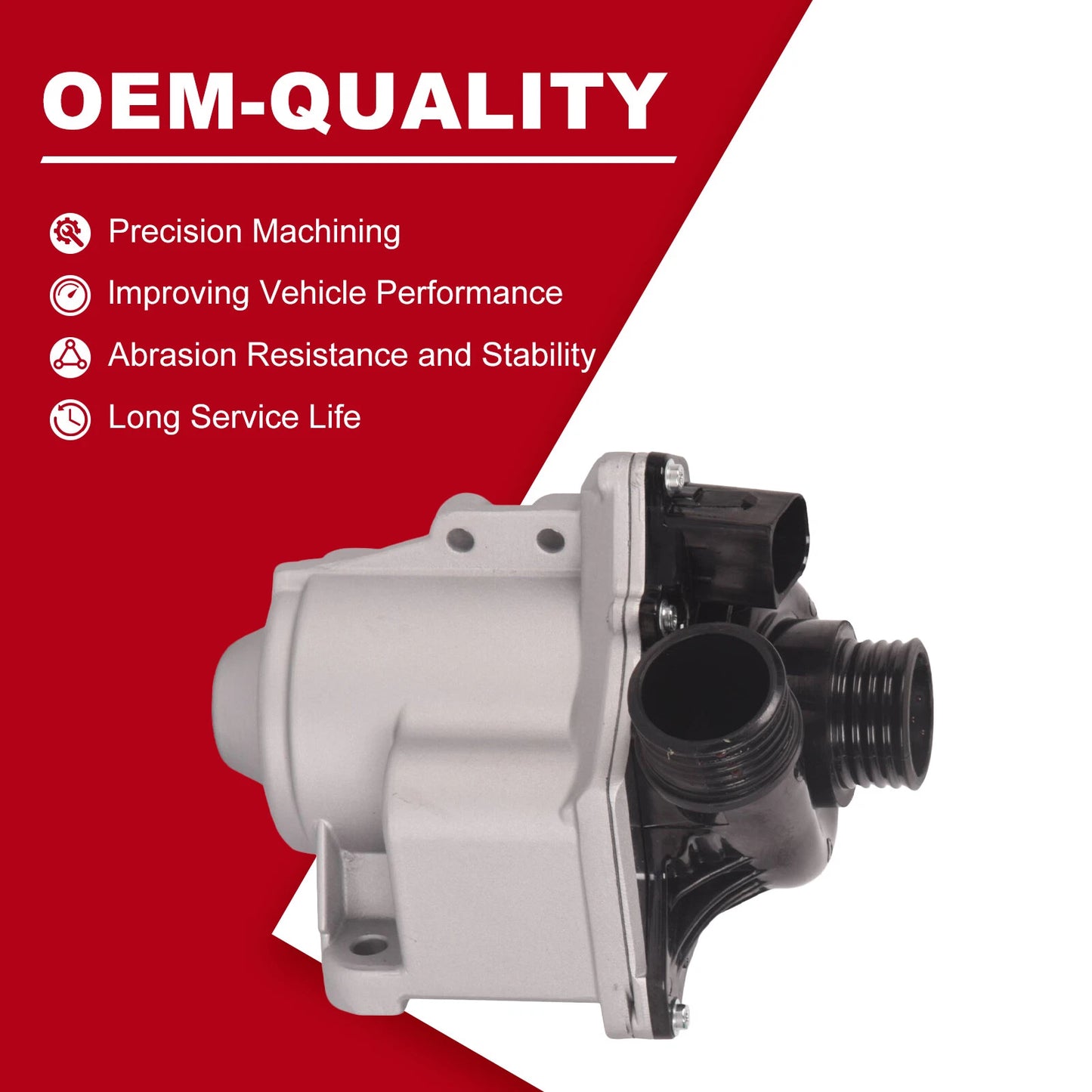 Electric Water Pump for BMW E82 E88 E90 F02 135i 335i 535i 640i X5 X4 (2006-2019)