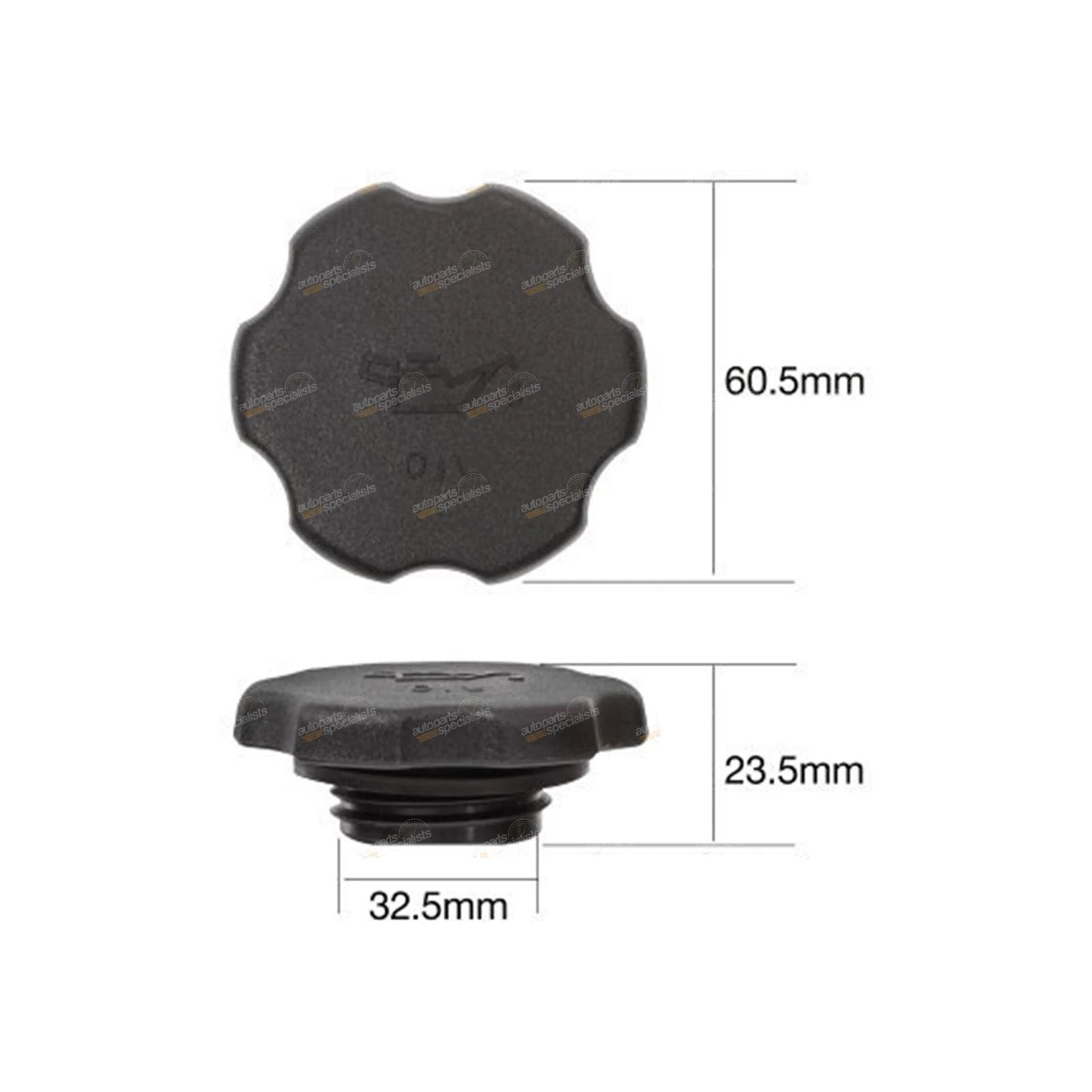 Engine Oil Cap for Tridon plastic screw fine thread