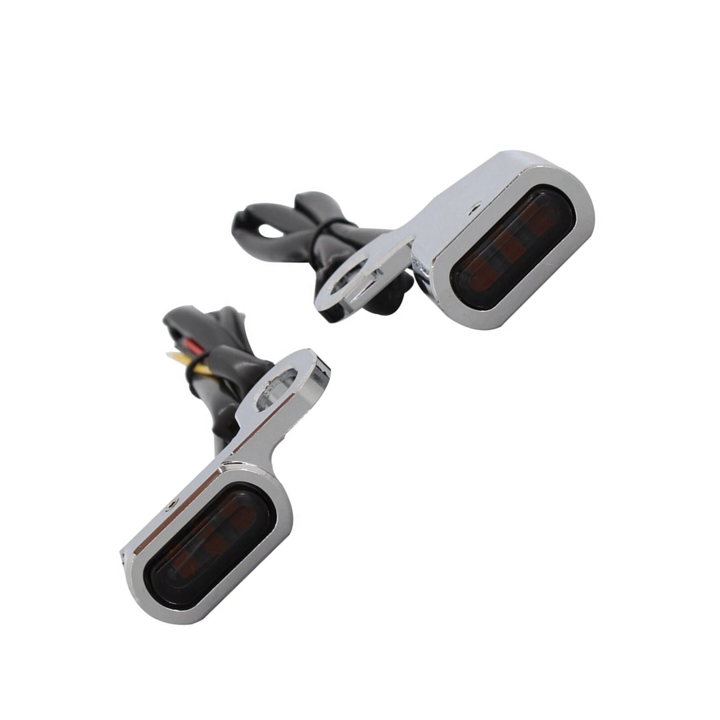 2 x Front Turn Signal Lights for Harley Softail (2000-2014)