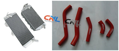 Aluminum Radiator for Kawasaki KX450F KXF450 2006-2008 & Red Hose