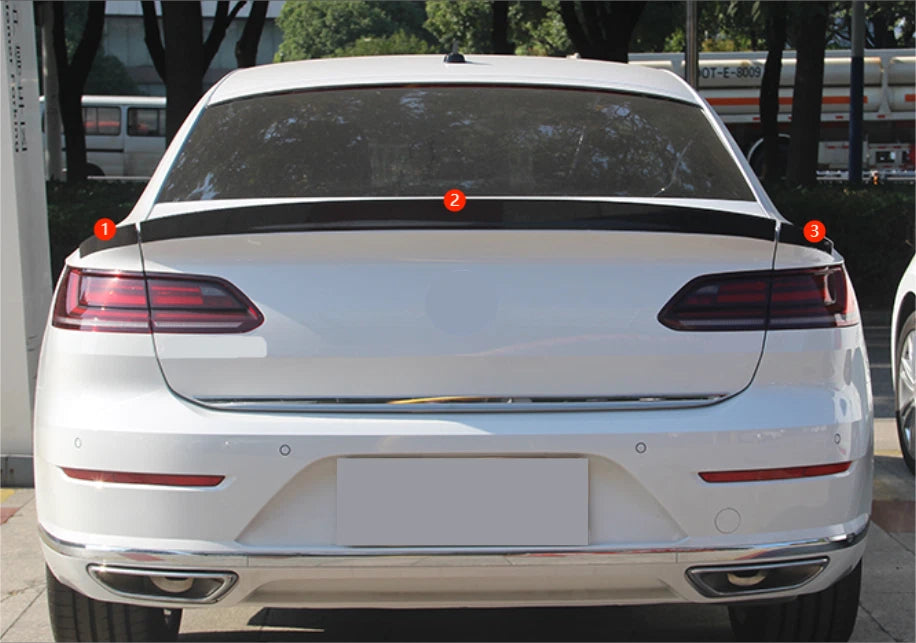 Unpainted Rear Trunk Wing Spoiler for Volkswagen VW Arteon CC 2019-2024