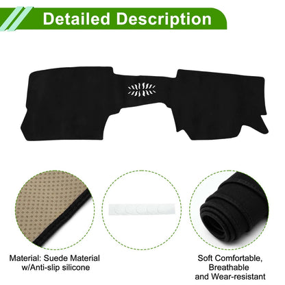 Dashboard Cover Mat for Mazda CX-30 2020-2024 Sun Protector Black