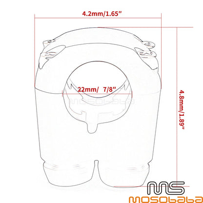 7/8'' Motorcycle M-Switch for Honda, Harley, Kawasaki