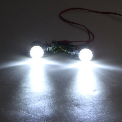 Custom Chrome Running Turn Signal Tail Light for Motorcycle Cruiser (Universal)