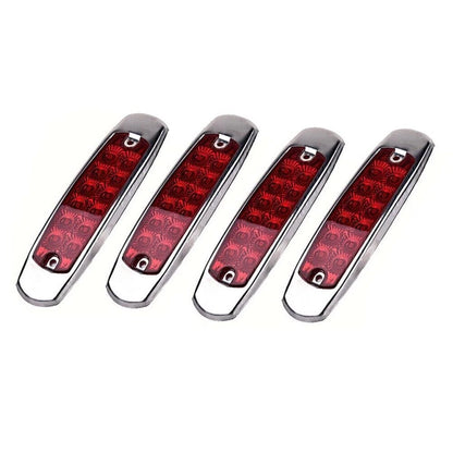 1 Red LED Sealed Side Marker Clearance Lights for Truck Trailer (12V)