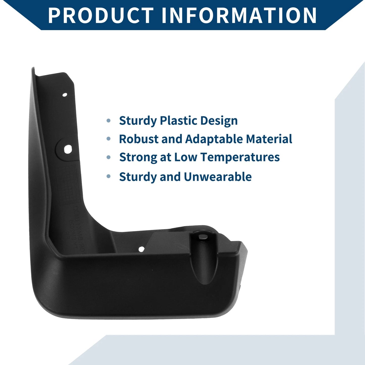 Mud Flaps Splash Guards 1 Set for BMW X1 (2023-2024)