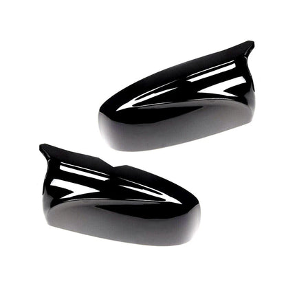 Glossy Black Rear Mirror Cover Caps for BMW X5 X6 E70 E71 (2007-2013)