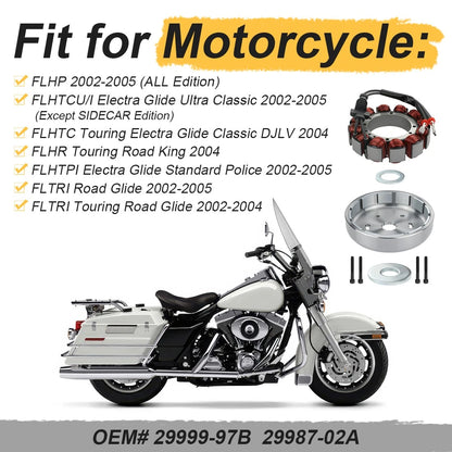Stator & Rotor 45 Amp for Electra Glide (2002–2005)