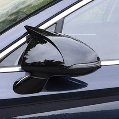 Glossy Black Rear View Side Mirror Cover Trim Caps for Hyundai Sonata (2020-2023)