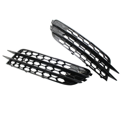 Honeycomb Lower Bumper Fog Light Grille for Audi A6 C7 Sedan (2012-2015)