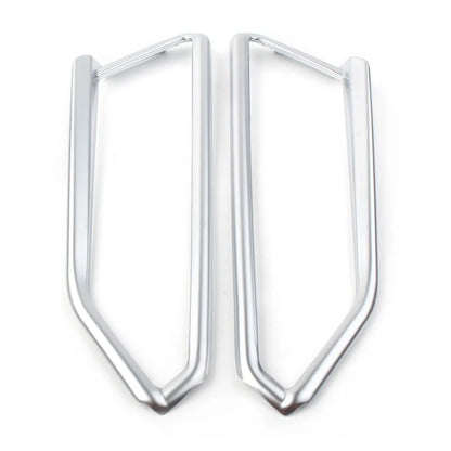 Matte Chrome Front Light Trim Accents for Honda Goldwing GL1800 (2018-2023)