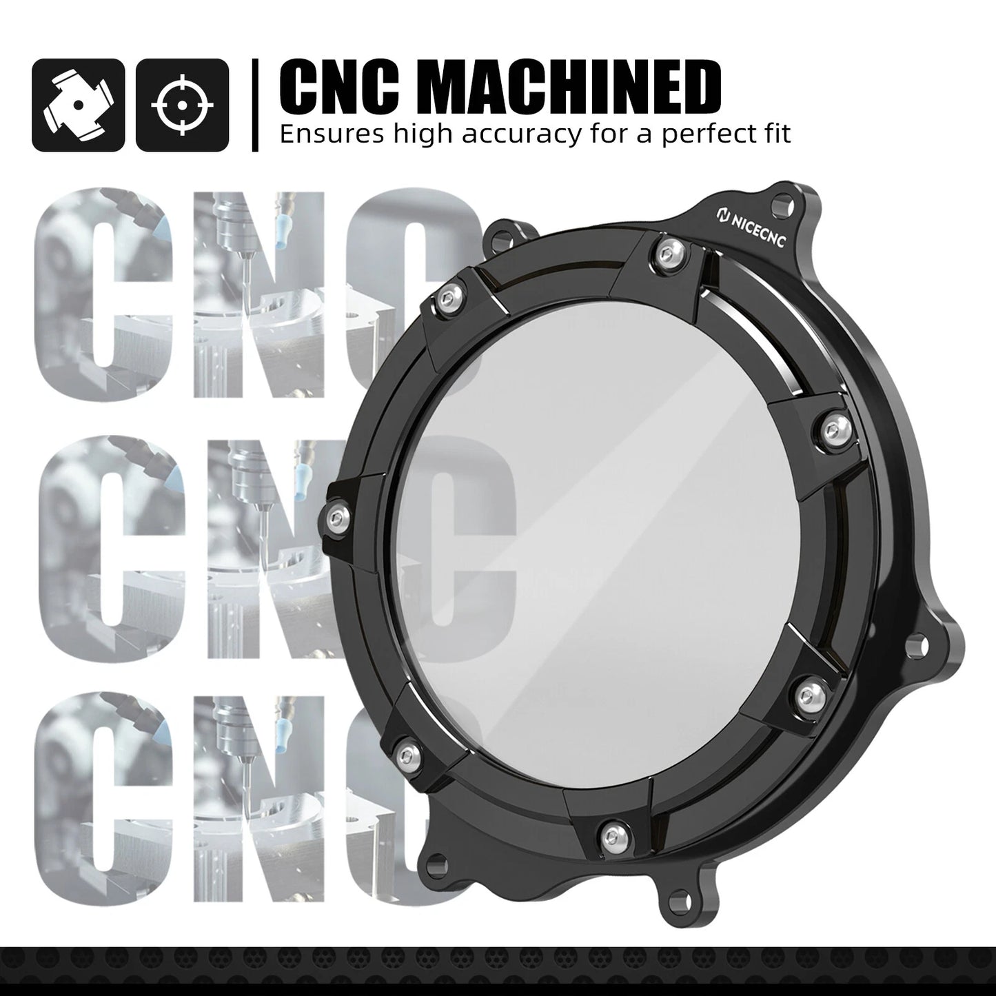 Clear Clutch Guard Cover for Suzuki DRZ400 E S SM (2000-2024)