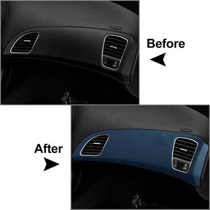 Suede Dashboard Cover Trim for Chevrolet Corvette C7 (2014-2019) Blue