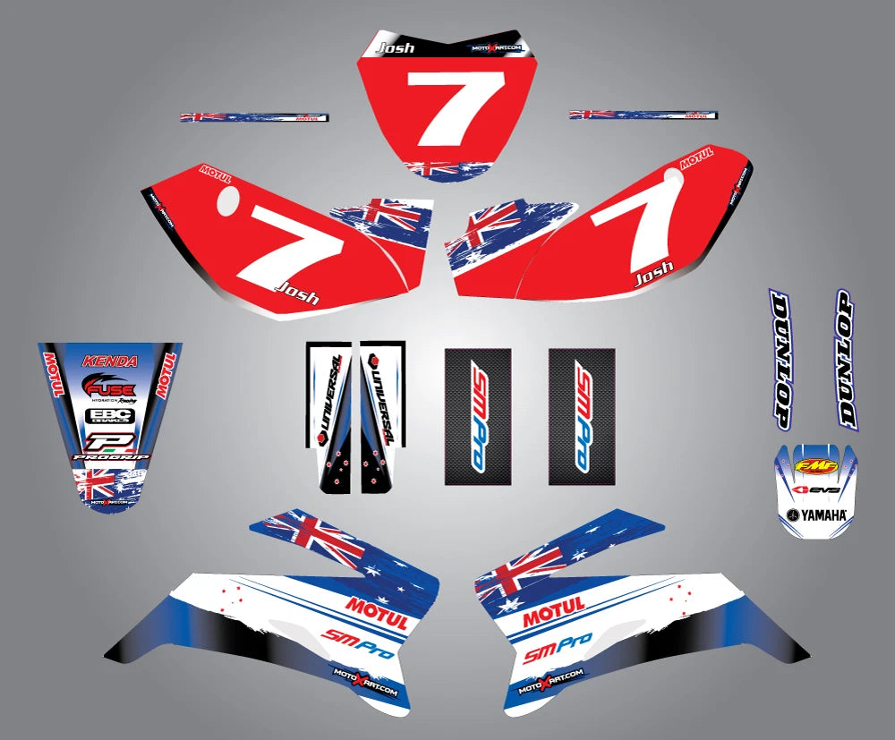 Custom Graphic Kit - AUSSIE PRIDE for Yamaha TTR 110 (All Years)