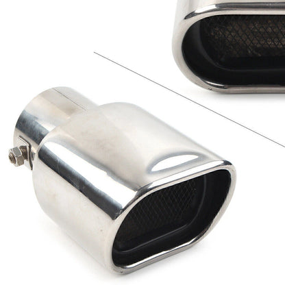 Chrome Stainless Steel Rear Exhaust Pipe Tail Muffler Tip for Make & Model