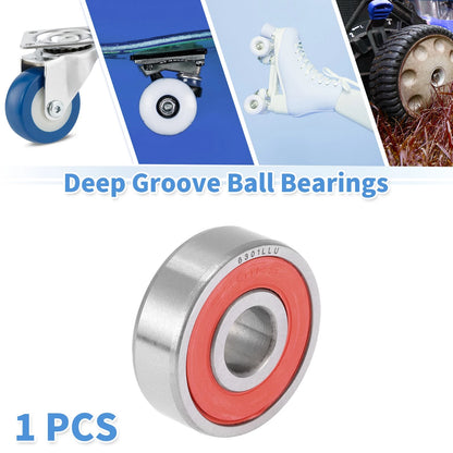 6301LLU 12x37x12mm Deep Groove Ball Bearing 1 Pc for Scooter Skateboard Wheel