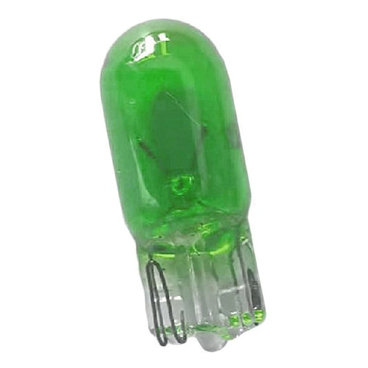 10Pcs T10 194 168 W5W 159 Green Glass Halogen Bulbs for Car Side Light Lamp