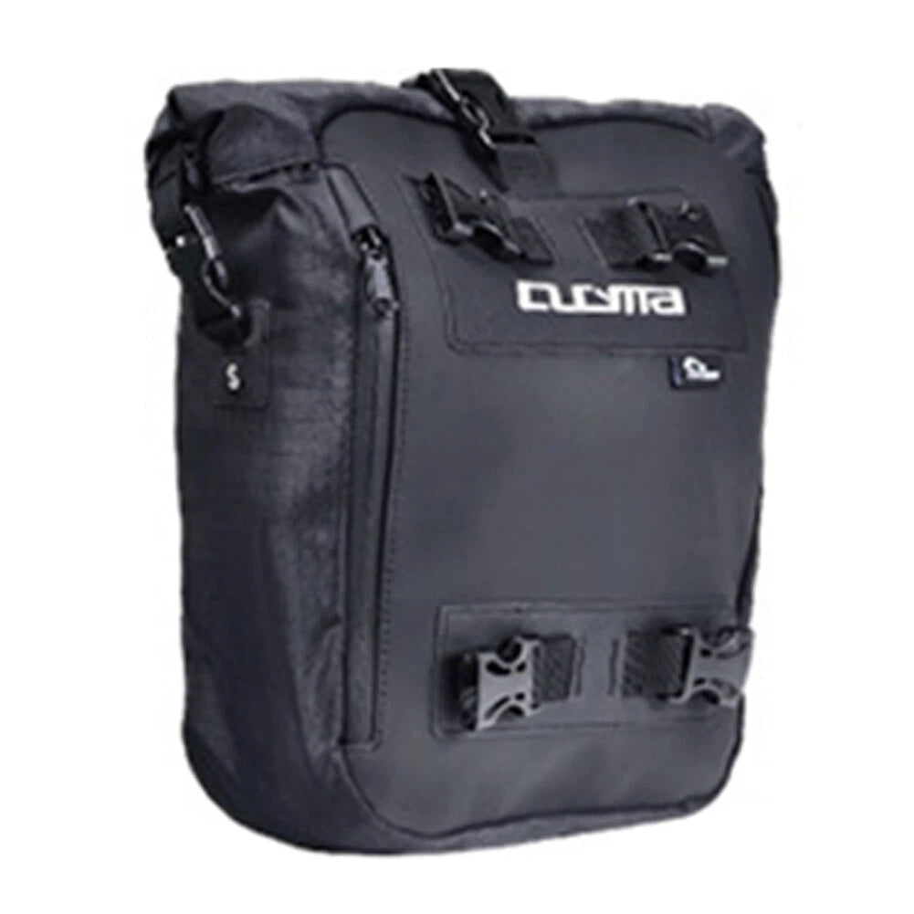 10L Waterproof Rear Tail Seat Bag for Motorcycle - Black