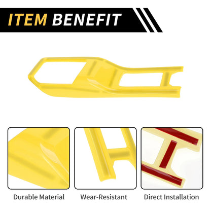 4WD Gear Shift Panel Cover for Jeep Wrangler JL JLU (2018-2024) - Yellow