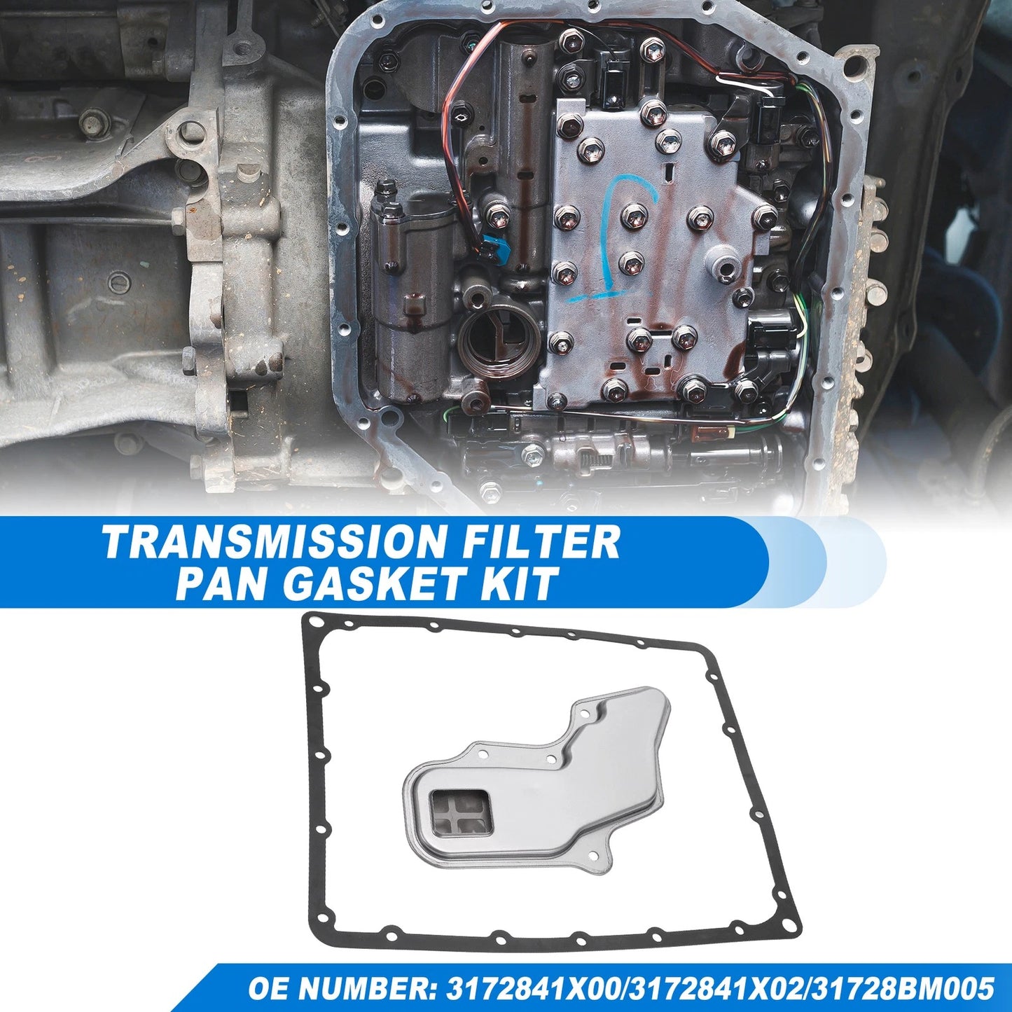 Auto Transmission Filter Oil Pan Gasket for Nissan (2000-2006)