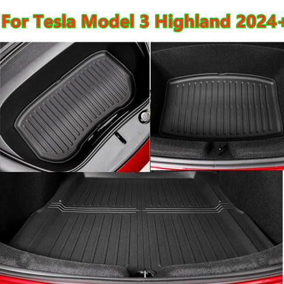 Frunk Front Trunk Under Cargo Storage Liner Mat for Tesla Model 3 Highland
