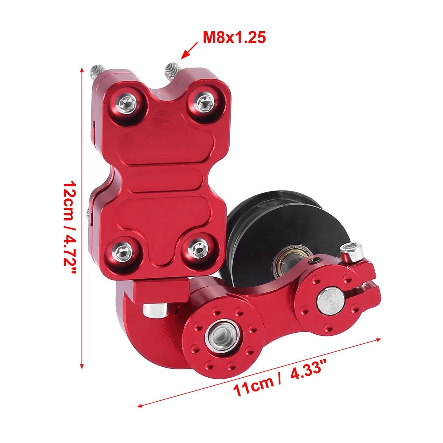Red Chain Tensioner for Motorcycle Motocross Dirt Bike ATV