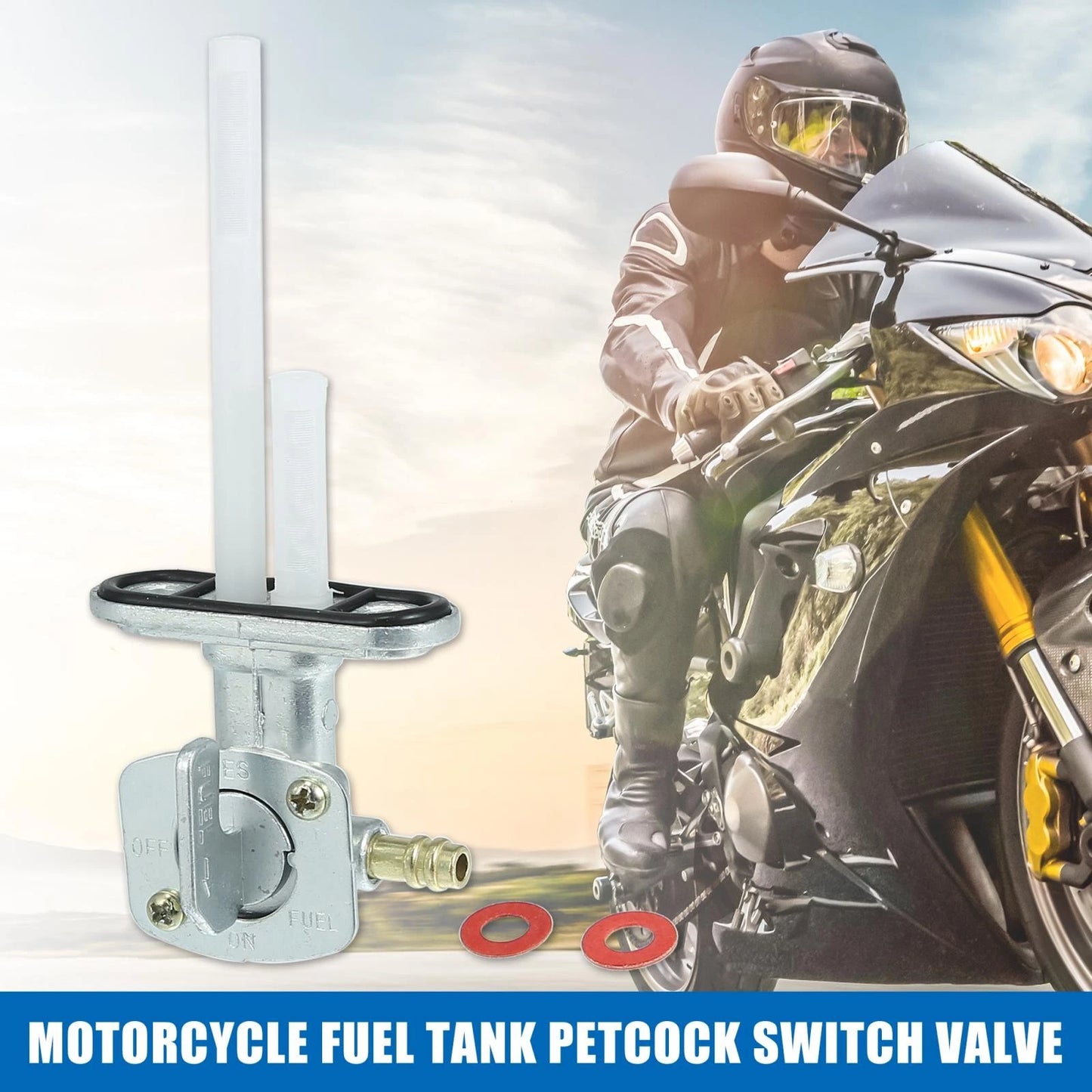 Fuel Tank Petcock Switch Valve for Yamaha PW80 TTR125 DRZ400 XT250