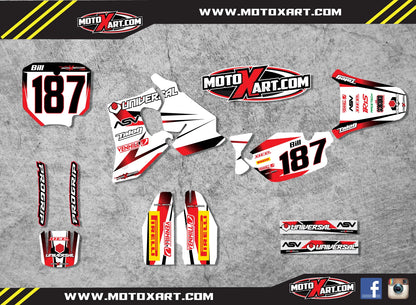 Custom Graphic Decals for Honda CR 80 (1996-2002)