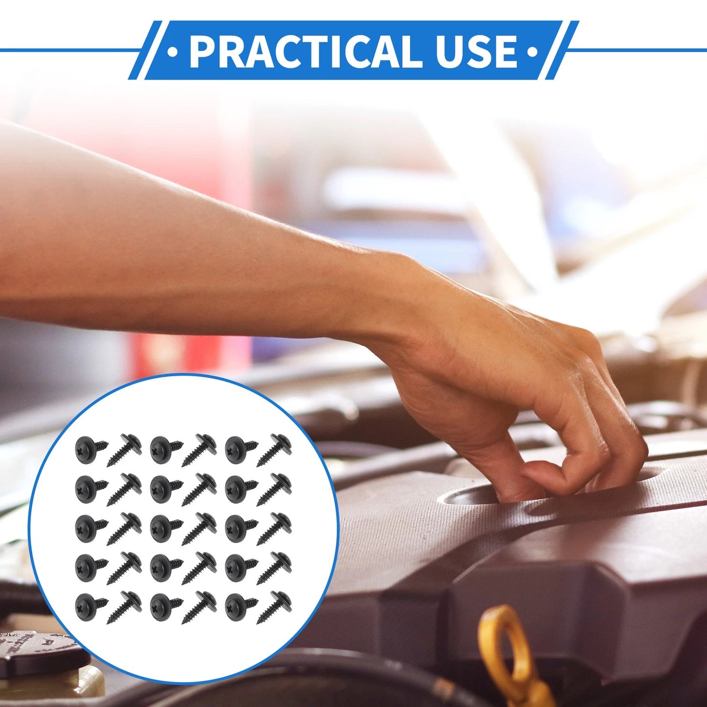30 x Fender Liner Splash Shield Bumper Cover Screw for Honda Accord (2006-2007)