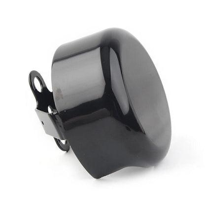 Black Smooth Horn Cover for Harley Softail FLHX FLT FLHT Dyna Bad Boy (2000-2023)