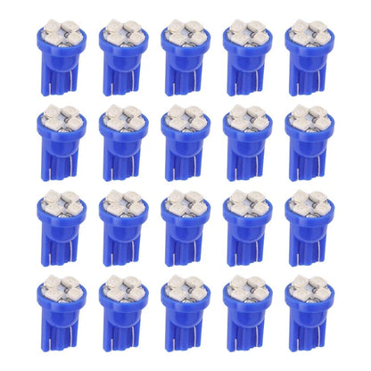 20 x T10 W5W 168 194 4-SMD Blue LED Dash Lights for Car Instrument Cluster