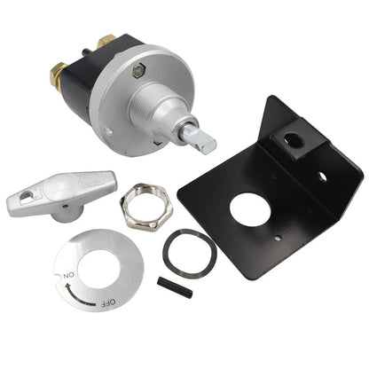 Battery Disconnect Switch with Lockout Plate for Boat, Car, RV