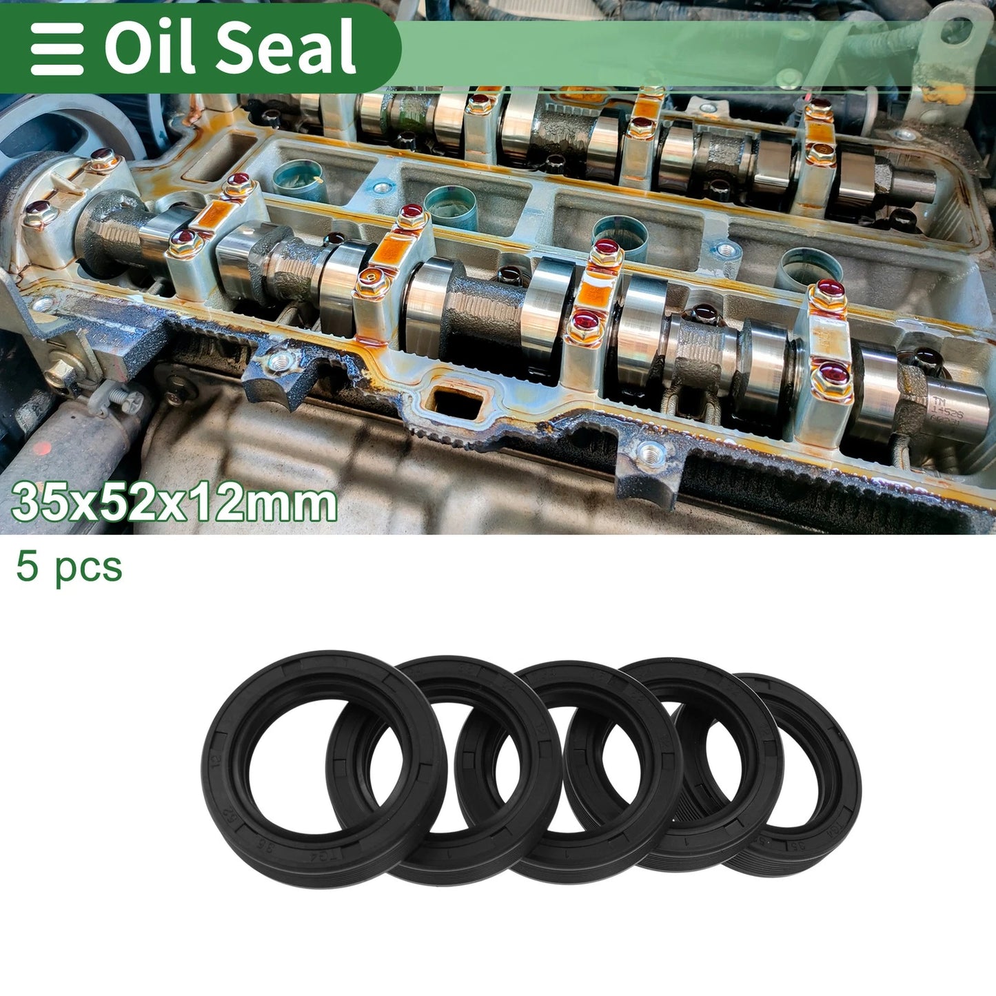 Oil Seal 35x52x12mm NBR Rubber for Car