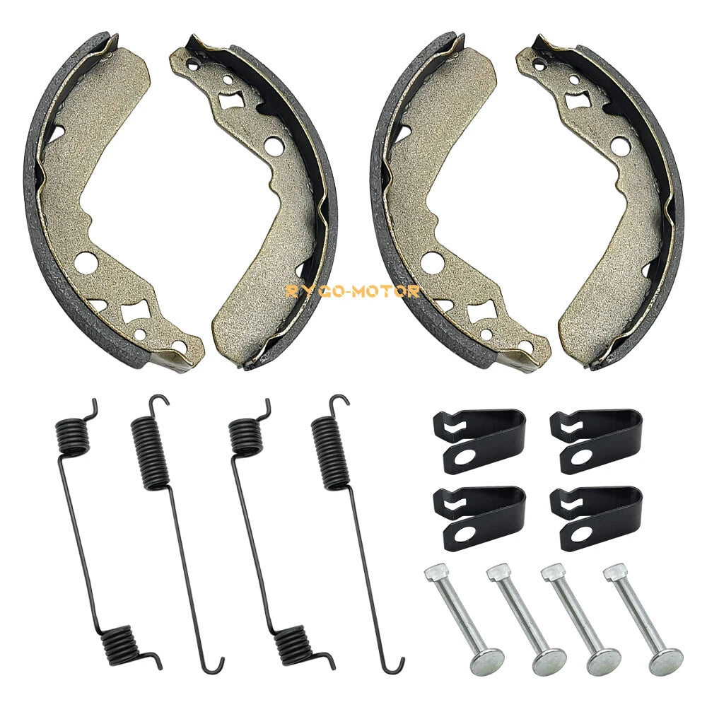 All 4 Front/Rear Brake Wheel Cylinders Shoes for Kawasaki Mule 600 610 SX