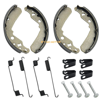 All 4 Front/Rear Brake Wheel Cylinders Shoes for Kawasaki Mule 600 610 SX