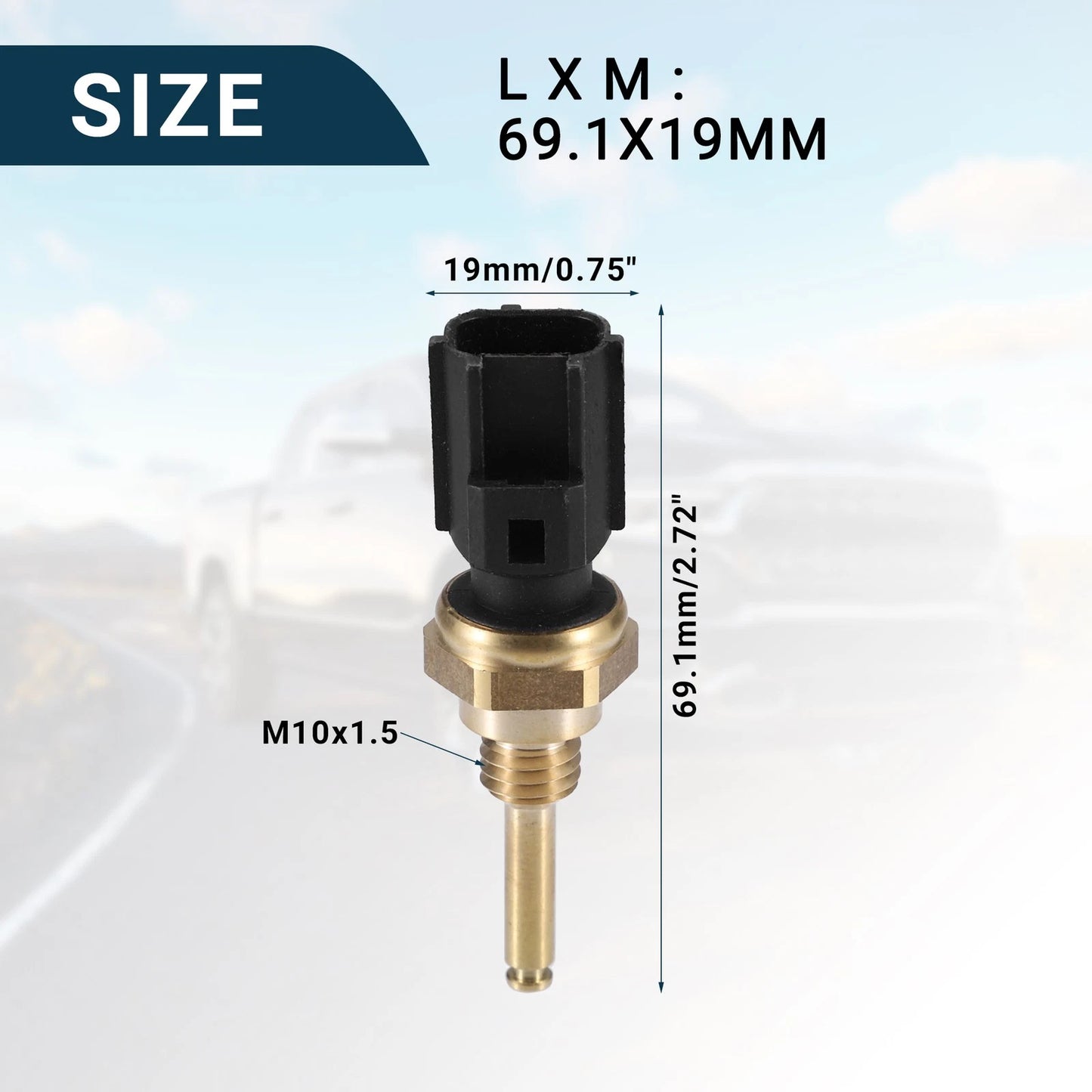 Coolant Temperature Sensor for Ford F-350 (2000-2007) 1 x Water Temp Sensor