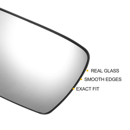 Left Side White Heated Mirror Glass for Jeep Grand Cherokee (2005-2010)