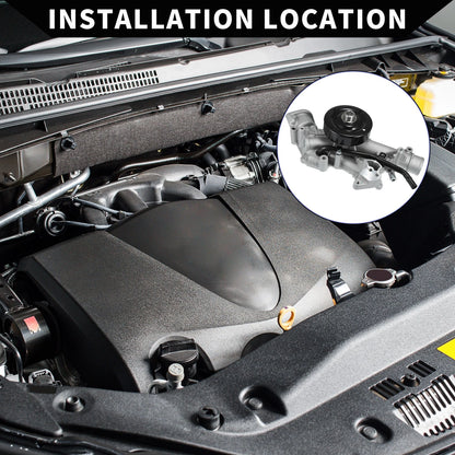 Water Pump 1x for Chrysler Aspen with Rubber Band Kit