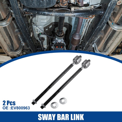 2 Pcs Front Inner Tie Rods for Chrysler 300 & Dodge Challenger Black