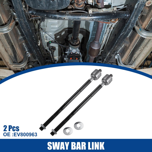2 Pcs Front Inner Tie Rods for Chrysler 300 & Dodge Challenger Black