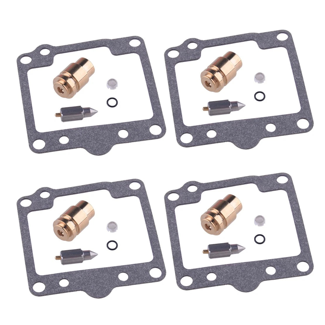 Set of 4 Carburetor Repair Kits for Suzuki GS550L GSX400 GSX750 (1977-1983)