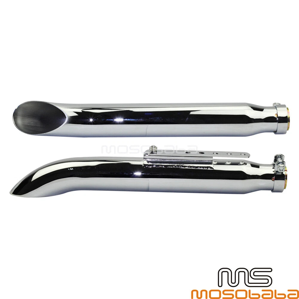 19'' Turn Out Exhaust Mufflers for Harley Cafe Racer & Suzuki VL 125 800