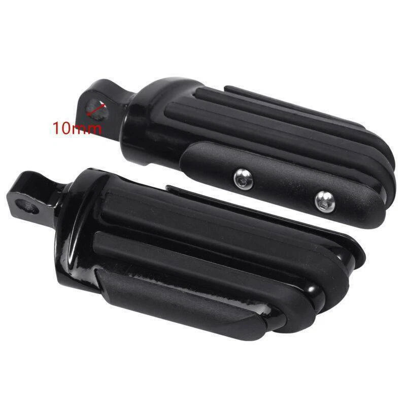 Black Rear Passenger Footpeg Mount for Harley Sportster 883 1200 (2004-2013)