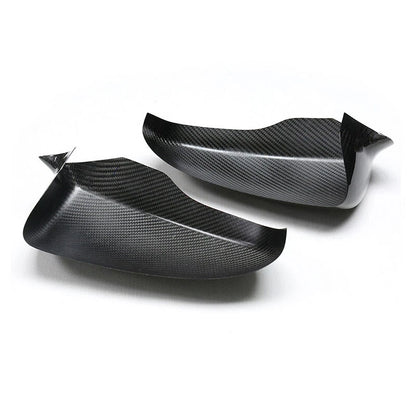 Real Carbon Fiber Side Rearview Mirror Cover Caps For BMW M5 F10 2012-2018