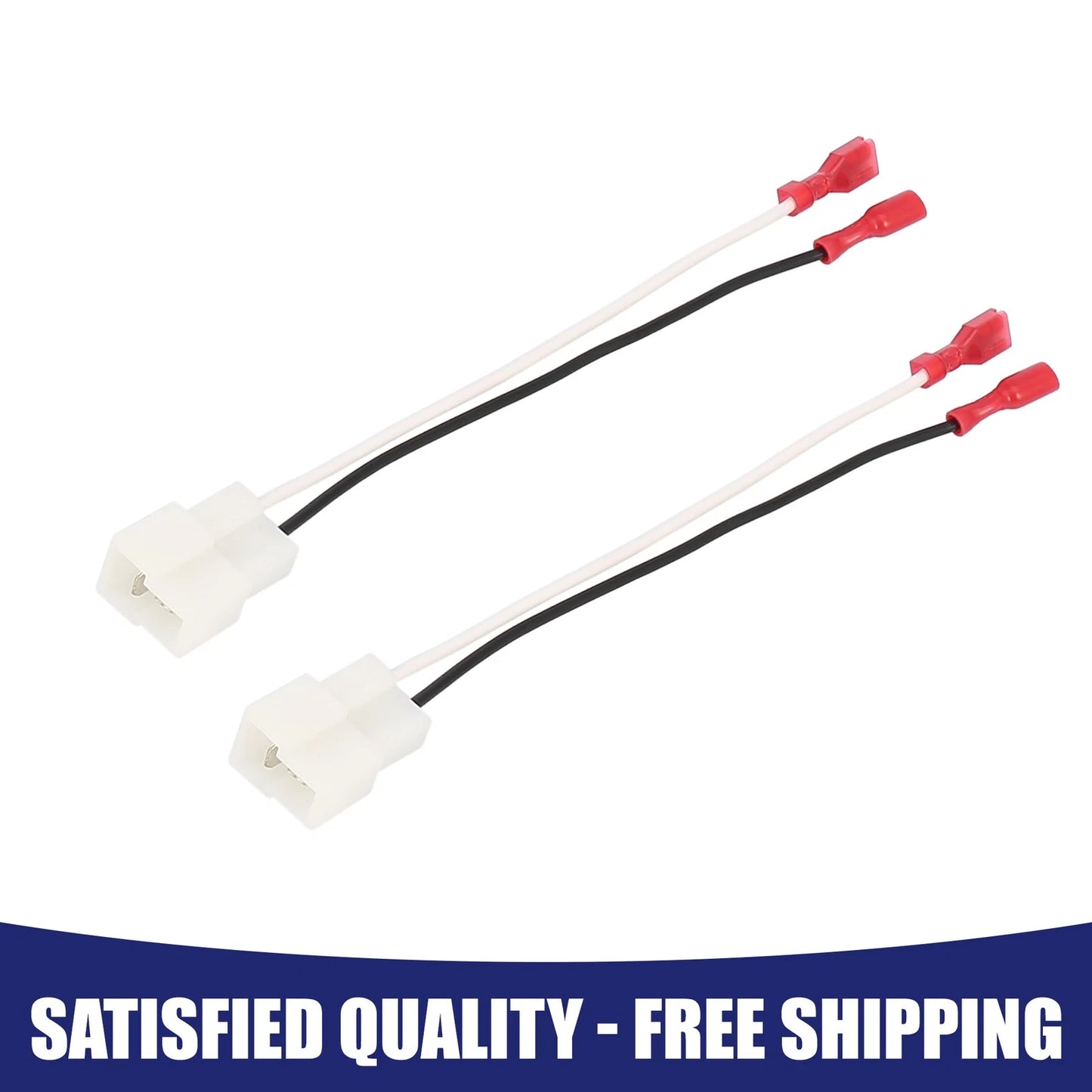 2 x Car Speaker Connector Harness Adapter for Toyota Pickup (1984–1988)