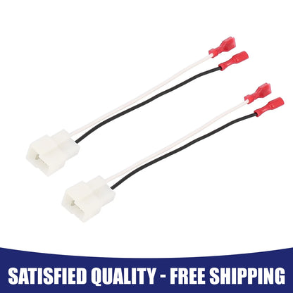 2 x Car Speaker Connector Harness Adapter for Toyota Pickup (1984–1988)