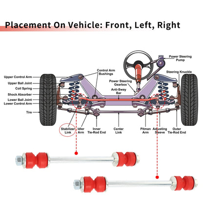 Front Sway Bar Links for Ford Ranger (1998-2011)