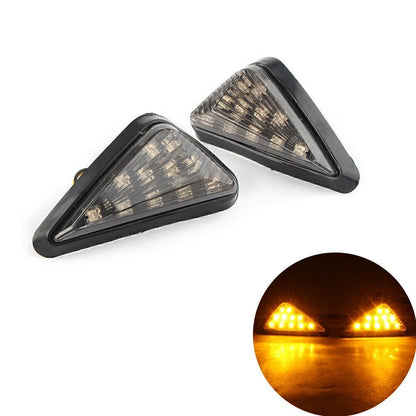 Smoke LED Amber Turn Signal Lights for Kawasaki Ninja ZX6R (1998-2006)