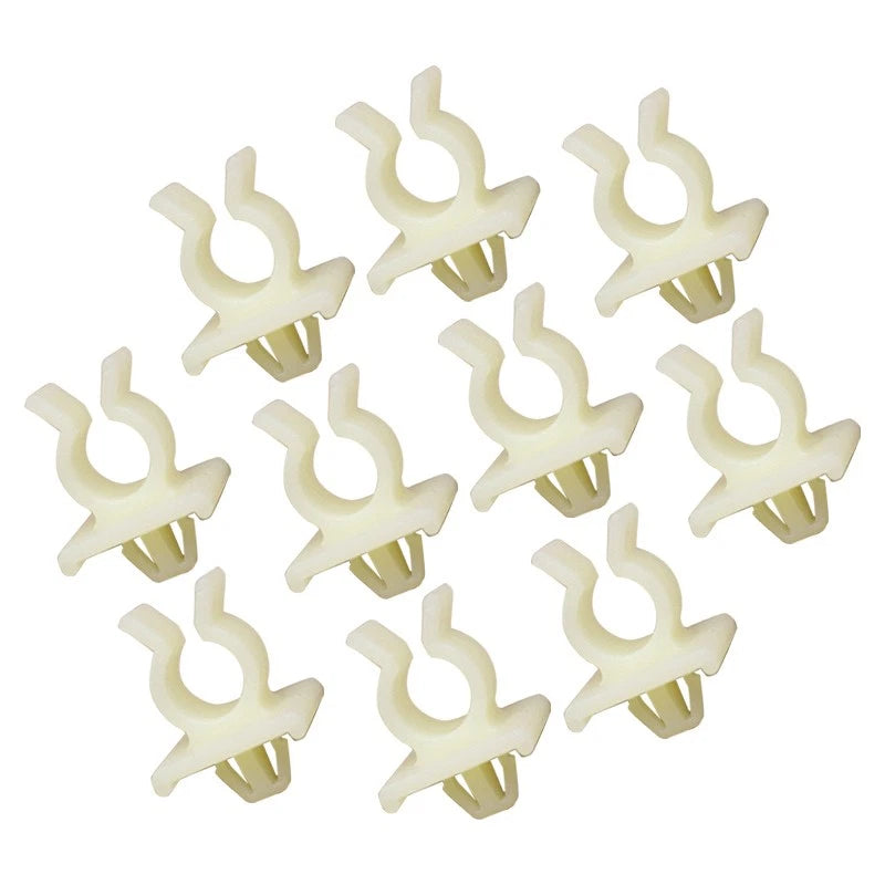 10 x Beige Clip-On Hood Support Prop Rod Clips for Nissan SY