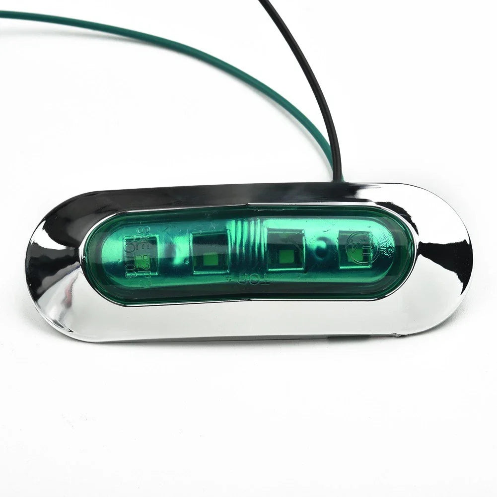 Navigation LED Boat Lights 2pcs Bow Pontoon for DC 12V-24V
